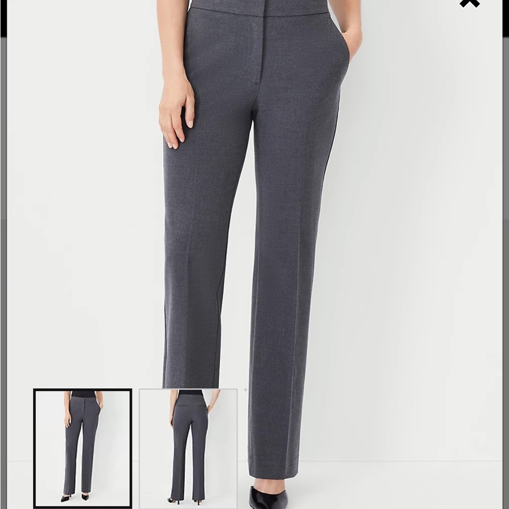 Ann Taylor The Mid Rise Trouser Pant Women’s size 6 gray